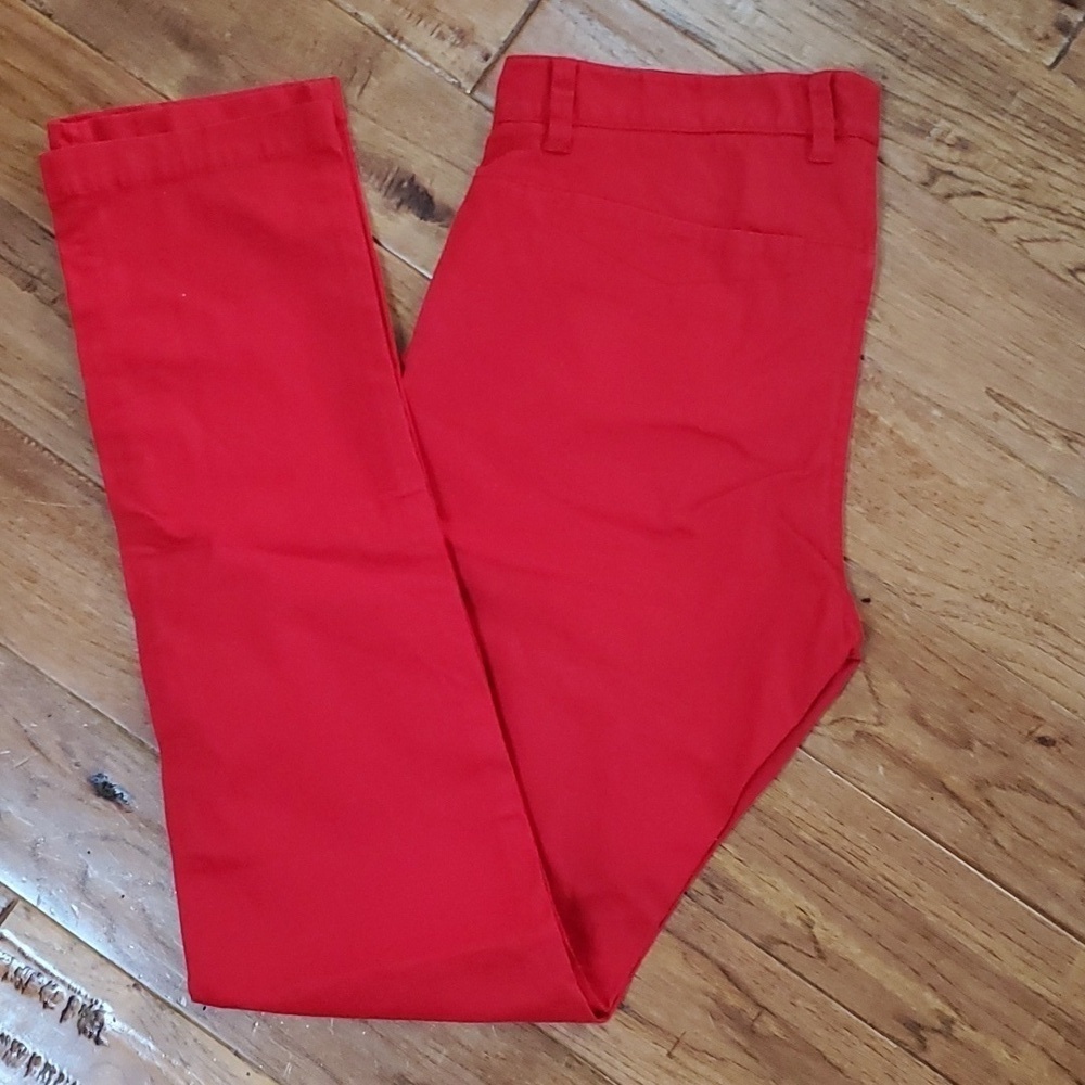Armani Exchange red chino pants